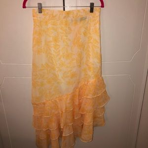 Floral maxi skirt from revolve